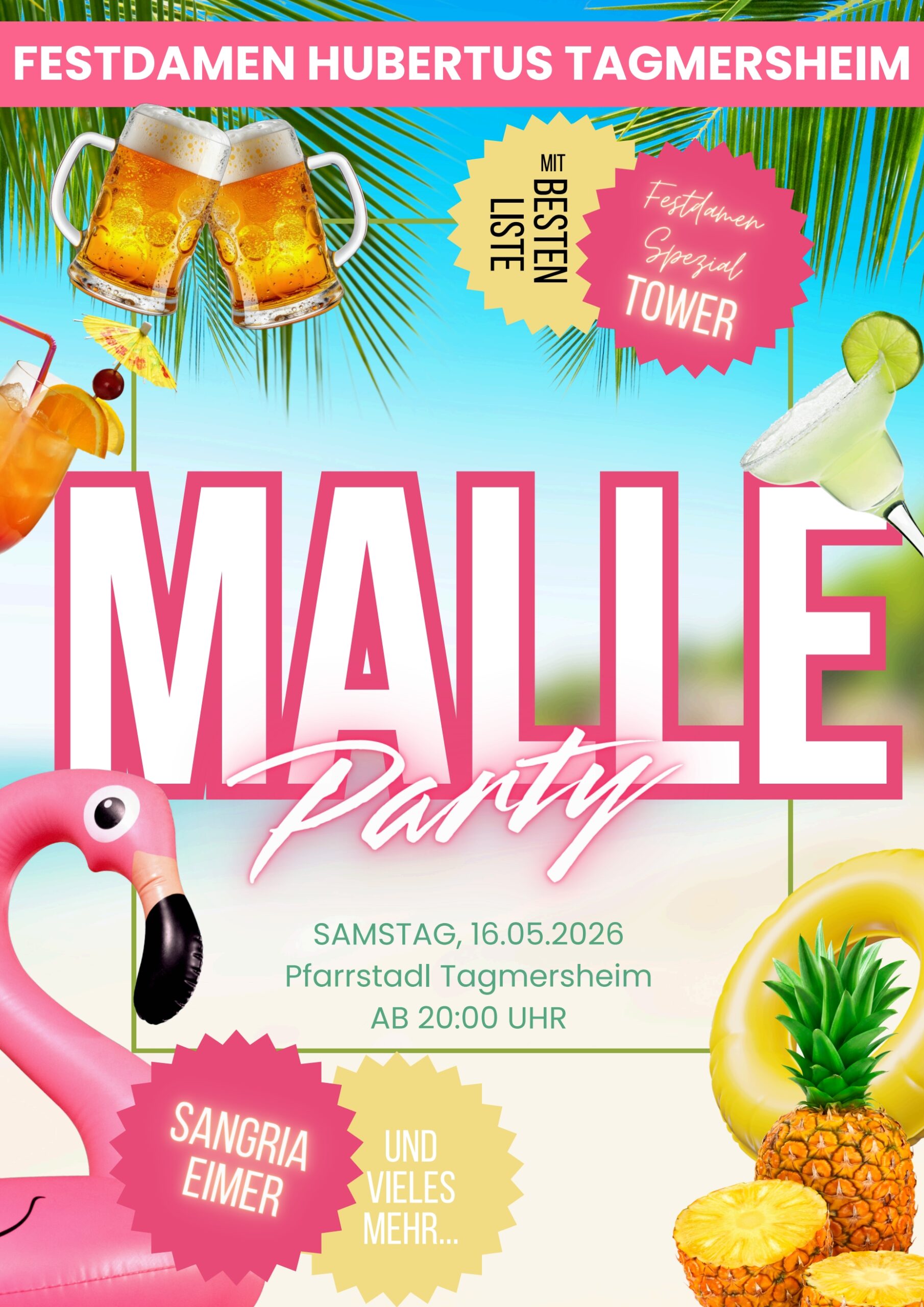16.05.2026: Malle Party unserer Festdamen